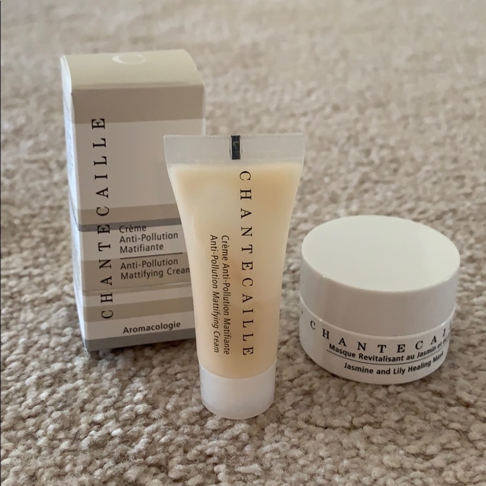 Chantecaille travel Jasmine/Lily Mask & Face Cream